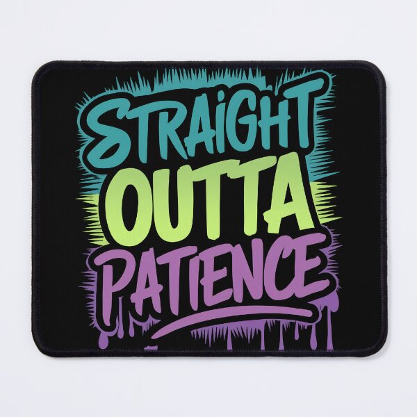 Item preview, Straight Outta Patience Retro Rap Icons Hip Hop Legends Design designed and sold by RadDeck.