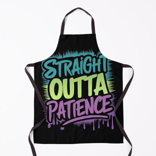 Item preview, Straight Outta Patience Retro Rap Icons Hip Hop Legends Design designed and sold by RadDeck.
