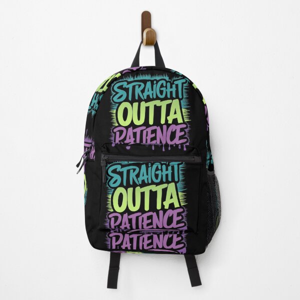 Item preview, Straight Outta Patience Retro Rap Icons Hip Hop Legends Design designed and sold by RadDeck.