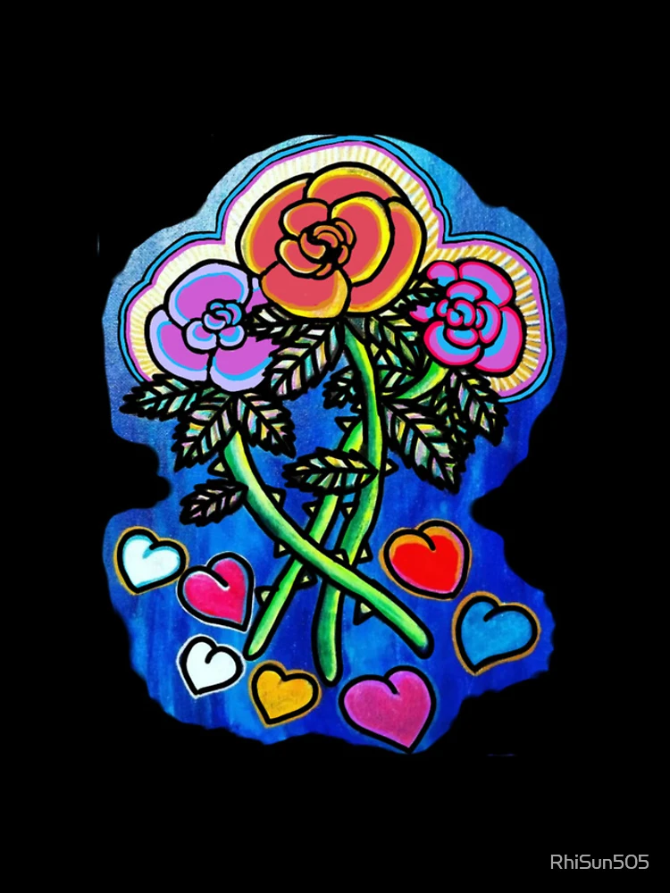 Thumbnail 4 of 4, iPhone Case, Luminous Roses designed and sold by RhiSun505.