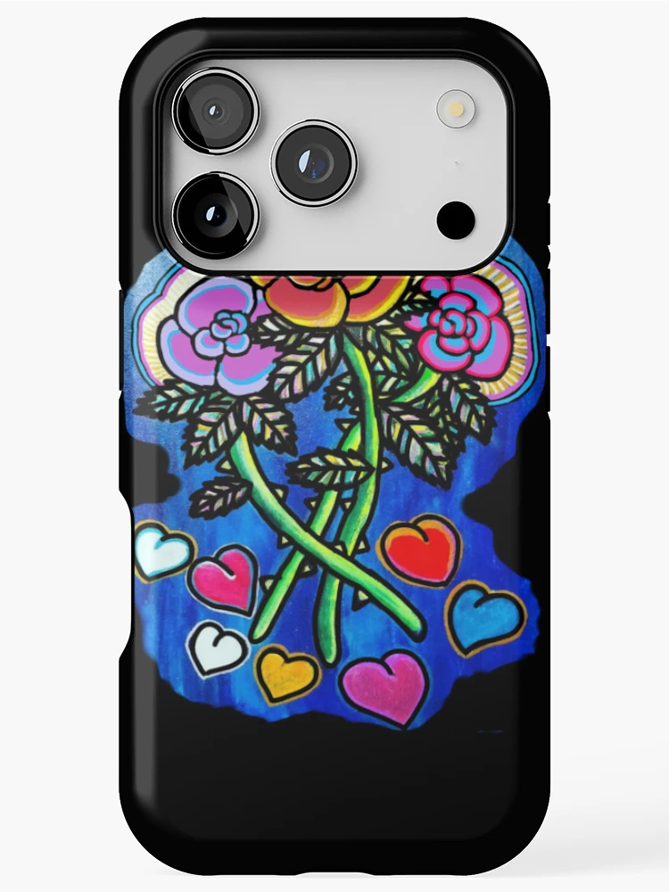 Thumbnail 1 of 4, iPhone Case, Luminous Roses designed and sold by RhiSun505.