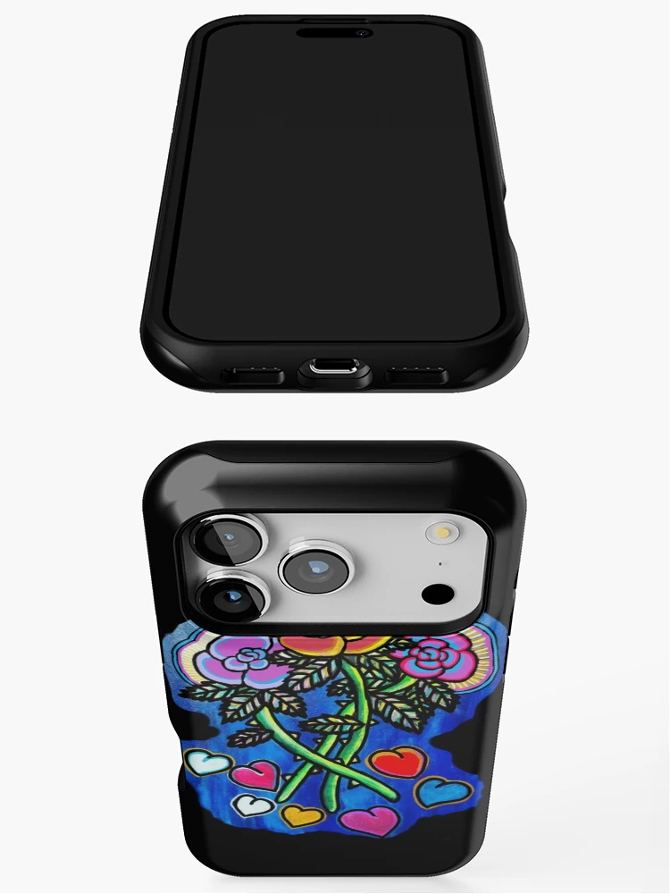 Thumbnail 3 of 4, iPhone Case, Luminous Roses designed and sold by RhiSun505.