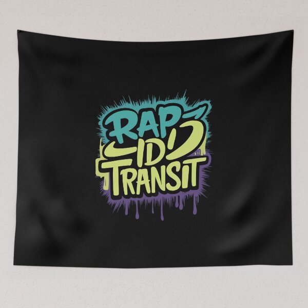 Item preview, Rapid Transit Freestyle Cypher Hip Hop Battle Design designed and sold by RadDeck.