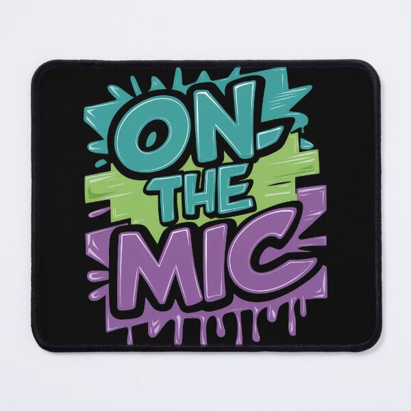 Item preview, On the Mic Rap Legends Tribute to Hip Hop Icons Design designed and sold by RadDeck.