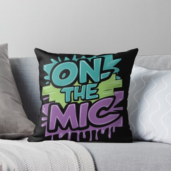 Item preview, On the Mic Rap Legends Tribute to Hip Hop Icons Design designed and sold by RadDeck.