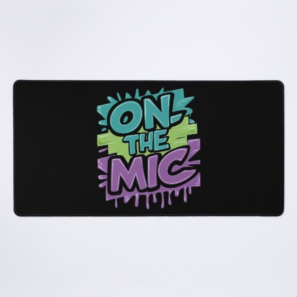 Item preview, On the Mic Rap Legends Tribute to Hip Hop Icons Design designed and sold by RadDeck.