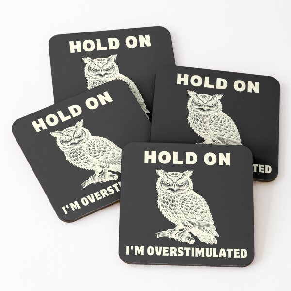 Item preview, hold on i'm overstimulated Classic T-Shirt designed and sold by padeddesignart.