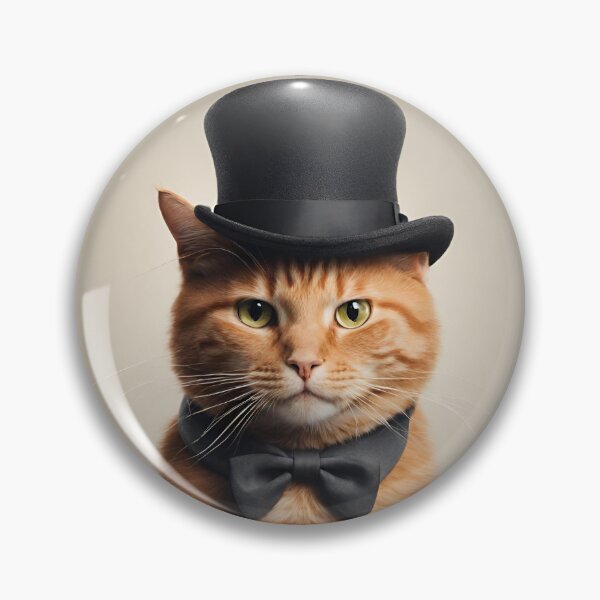 Item preview, TRIGG DOES THAT - Top Hat Ginger Cat designed and sold by TriggDoesThat.
