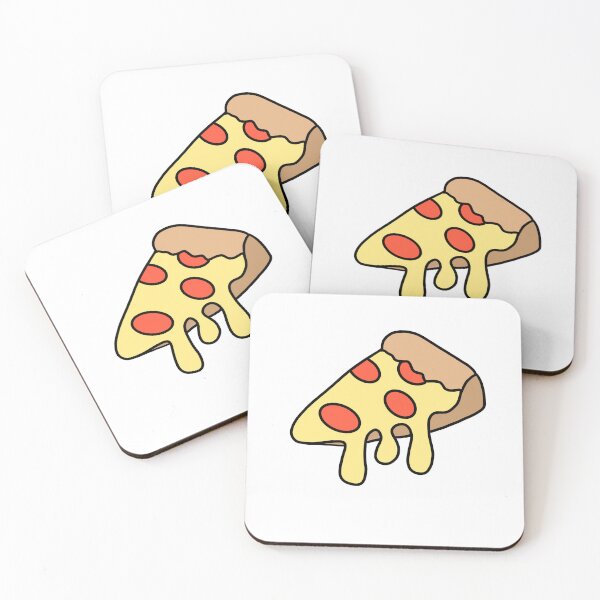 Item preview, Dripping pizza cartoon art designed and sold by hannahherm.