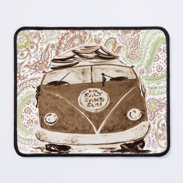Item preview, TWO -TONE PAISLEY SANDY SURF VAN  designed and sold by SALTi2Art.