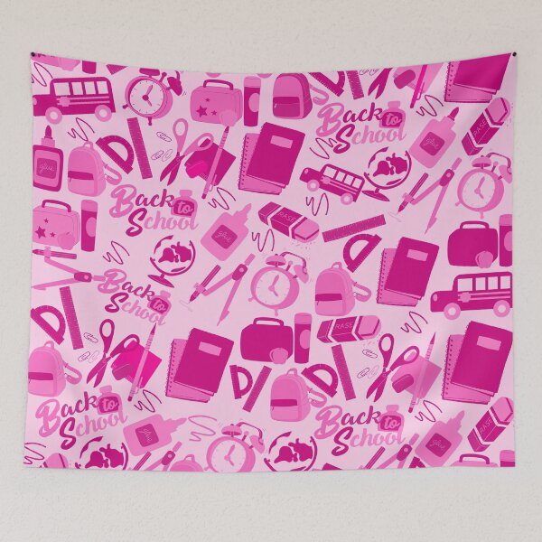 Item preview, Trendy Pink girly Back to School Pattern  designed and sold by DesignYourWaystore.