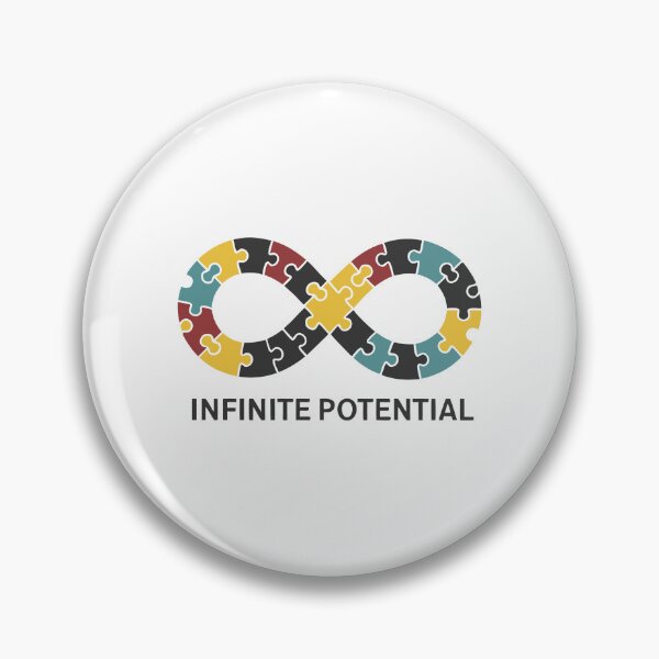 Item preview, Infinite Potential: Puzzle Piece Infinity Symbol designed and sold by Atsariya.