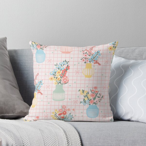 Item preview, PREPPY COQUETTE FLOWER BOUQUETS PASTEL PATTERN designed and sold by THE PRINTED SQUARE STUDIO.