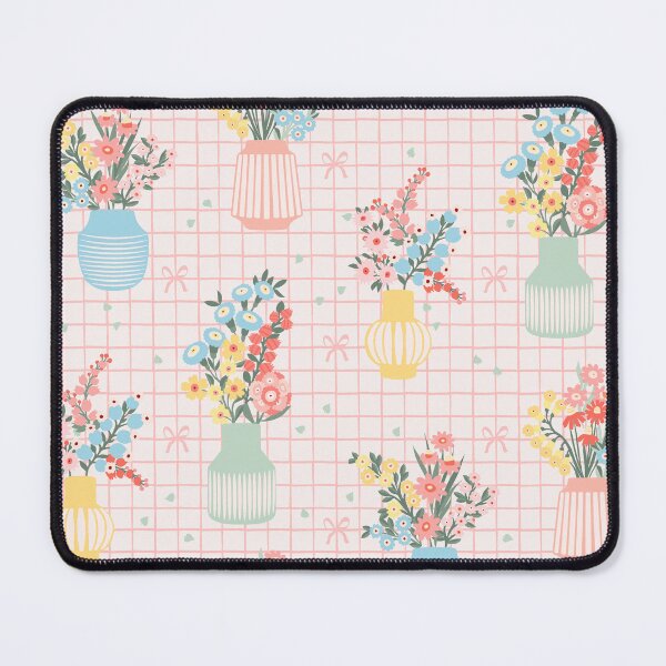 Item preview, PREPPY COQUETTE FLOWER BOUQUETS PASTEL PATTERN designed and sold by THE PRINTED SQUARE STUDIO.