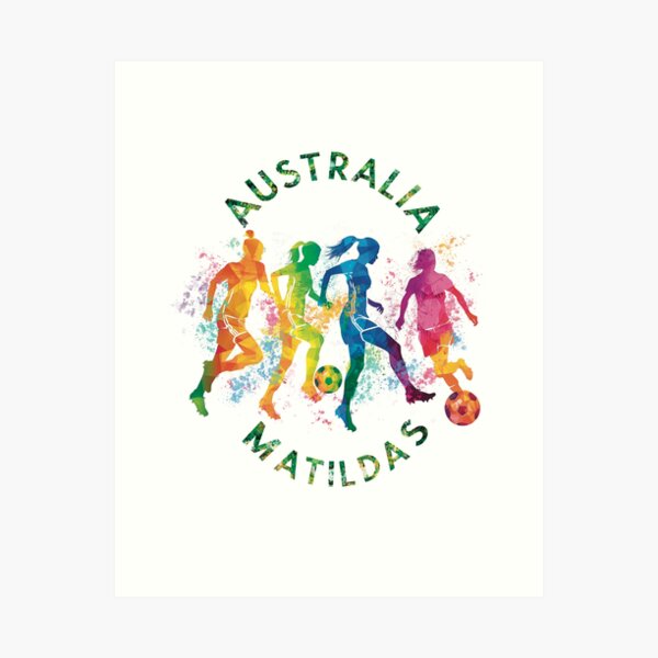 Item preview, Matilda’s Australian soccer team supporter tshirt design designed and sold by FunkiFish.