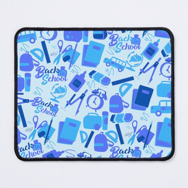 Item preview, Trendy cool blue Back to School Pattern  designed and sold by DesignYourWaystore.
