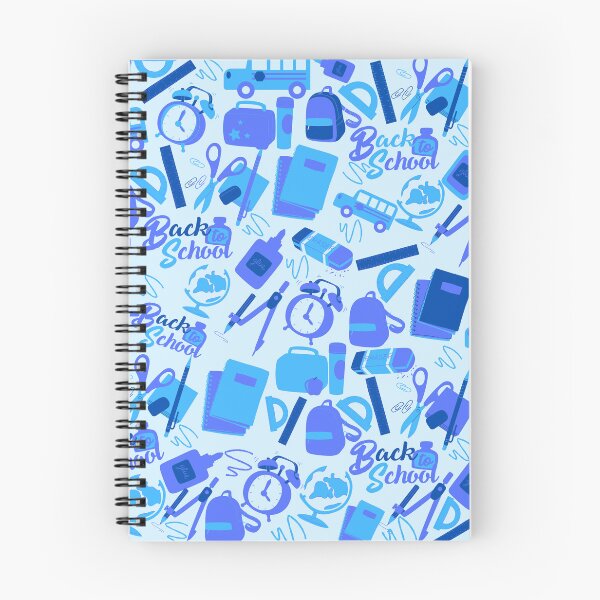 Item preview, Trendy cool blue Back to School Pattern  designed and sold by DesignYourWaystore.