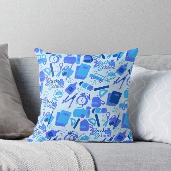 Item preview, Trendy cool blue Back to School Pattern  designed and sold by DesignYourWaystore.