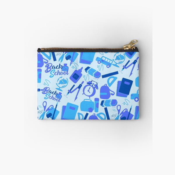 Item preview, Trendy cool blue Back to School Pattern  designed and sold by DesignYourWaystore.