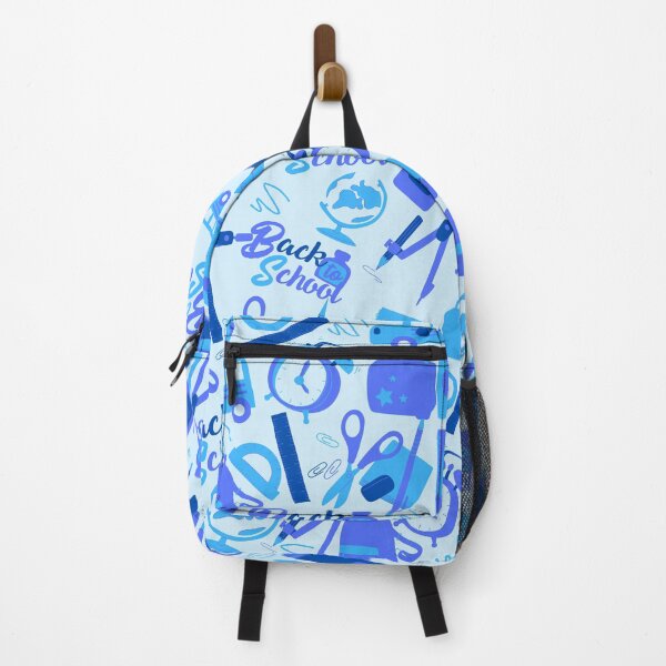 Item preview, Trendy cool blue Back to School Pattern  designed and sold by DesignYourWaystore.