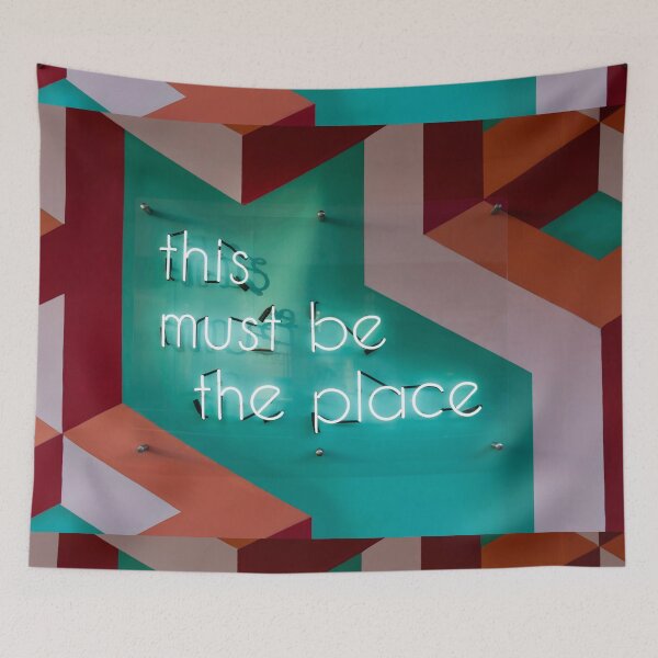 Item preview, This must be the place - Neon sign designed and sold by Darlirra.