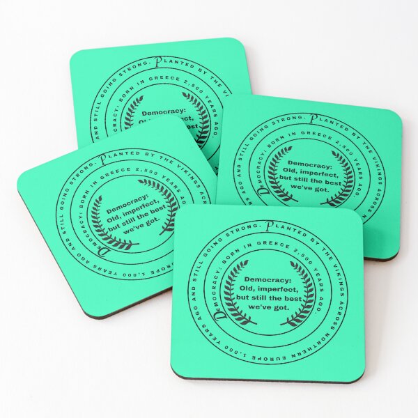 Item preview, Democracy: Old, imperfect, but still the best we've got. designed and sold by Artmugic.