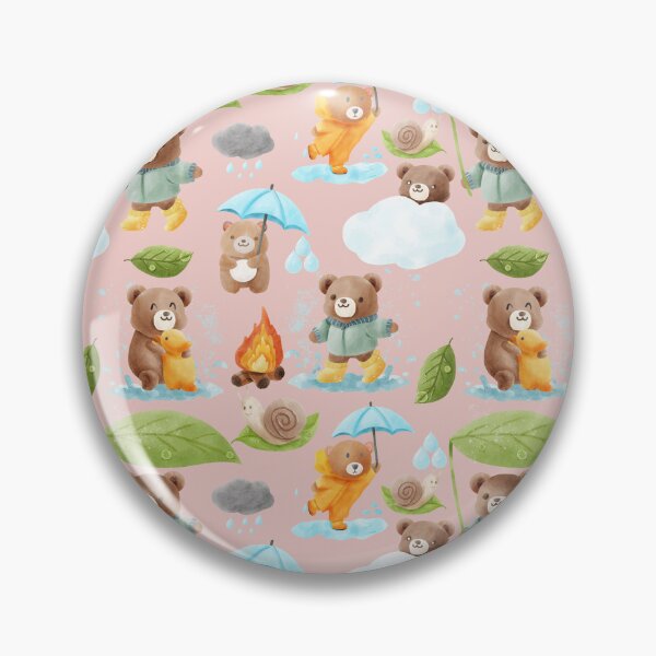 Item preview, Cute bear in rainy season seamless pattern background. designed and sold by Jayjaynaenae.