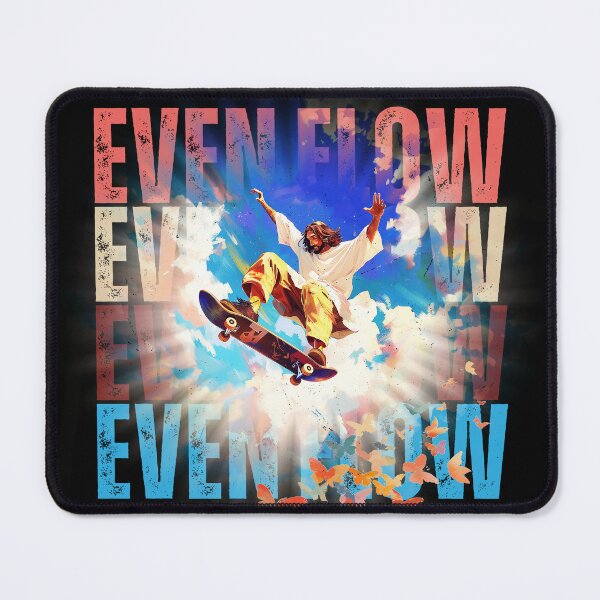 Item preview, Skateboarding Jesus - Even Flow designed and sold by busstop16.