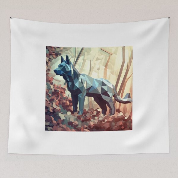 Item preview, Low poly wolf designed and sold by SorryCatPlay.
