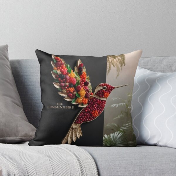 Item preview, Berry Hummingbird - Vibrant Fruit Design designed and sold by LaLi-Designs.