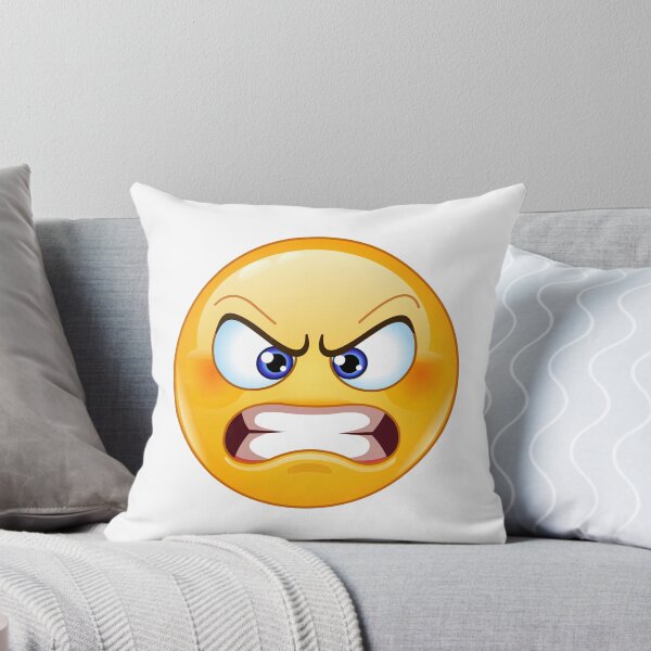 Item preview, Angry Face Emoticon designed and sold by Yael Weiss.
