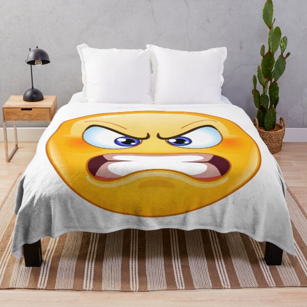 Item preview, Angry Face Emoticon designed and sold by Yael Weiss.