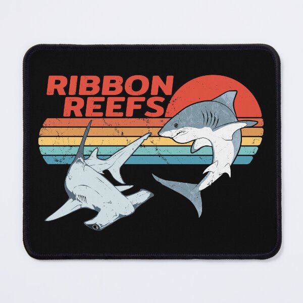 Item preview, Ribbon Reefs Australia Hammerhead Shark Great White Shark designed and sold by NicGrayGraphic.