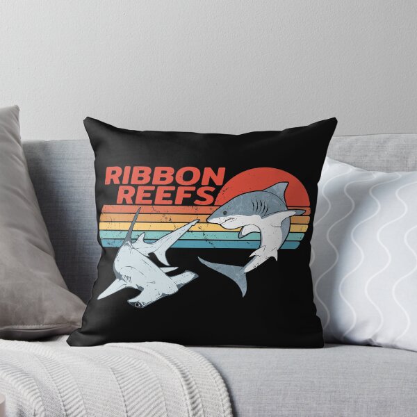 Item preview, Ribbon Reefs Australia Hammerhead Shark Great White Shark designed and sold by NicGrayGraphic.