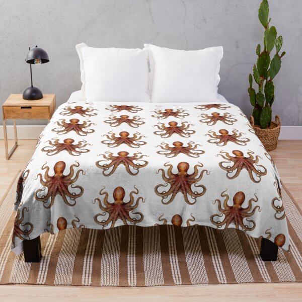 Item preview, Watercolor Giant Pacific Octopus Isolated on White Background designed and sold by tjnextgen99.