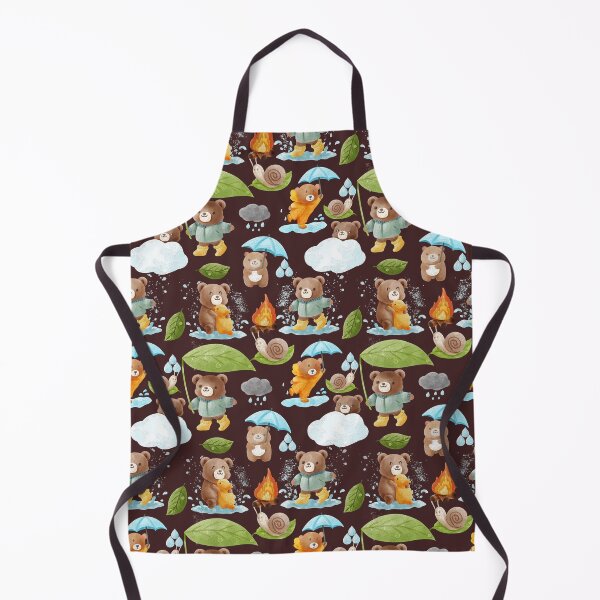 Item preview, Cute bear in rainy season seamless pattern designed and sold by Jayjaynaenae.