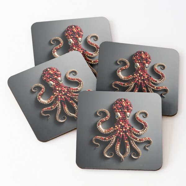 Item preview, Berry Octopus - Exquisite Sea Creature Design designed and sold by LaLi-Designs.