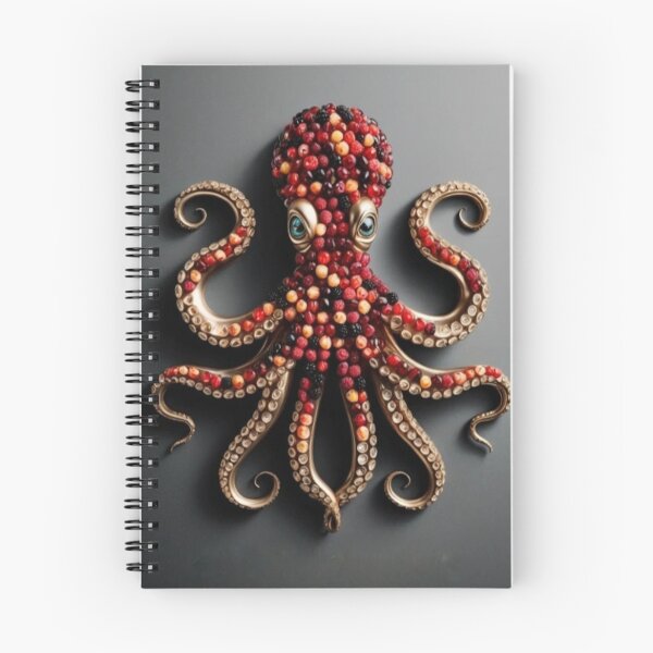 Item preview, Berry Octopus - Exquisite Sea Creature Design designed and sold by LaLi-Designs.
