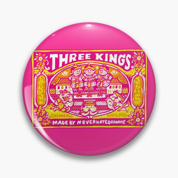 Item preview, Three Kings monument in Chiang Mai, Pink version designed and sold by Ken Hamala.
