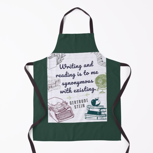 Item preview, Gertrude Stein quote on writing: Writing and reading is to me synonymous with existing. designed and sold by artbleed.