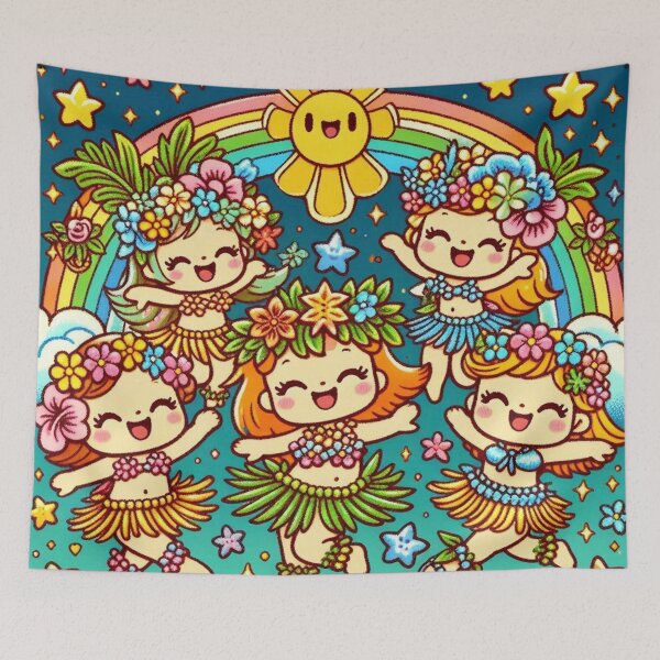 Item preview, Enchanting Hula Kids - 023 designed and sold by sagaofsilence.