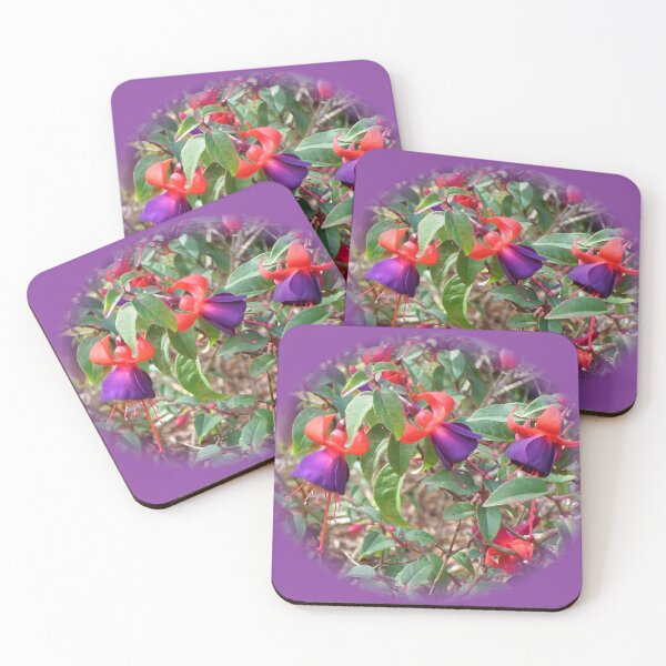 Item preview, Fuchsia Trio With Purple designed and sold by KeksWorkroom.