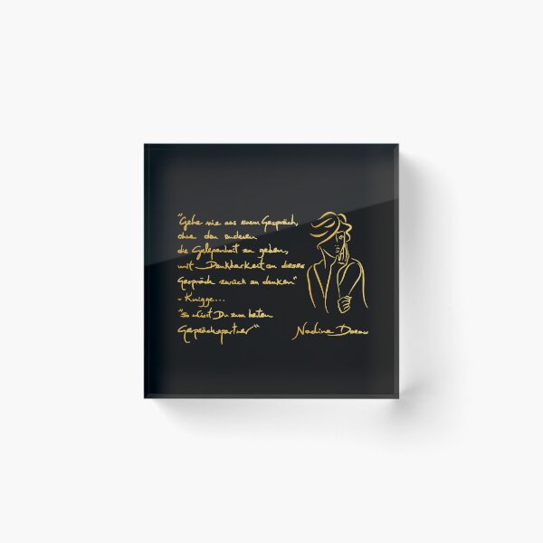 Item preview, Nadine Dorau _ Etiquette saying | Quote - 04 "GOLDEN SERIES" _Handmade designed and sold by Nadine Dorau.