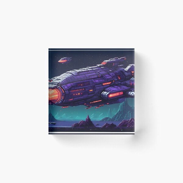 Item preview, Pixel Spaceship designed and sold by papi1998.