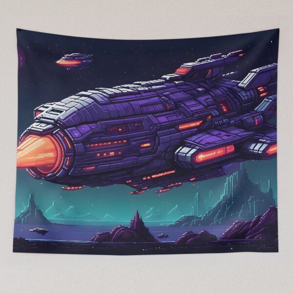 Item preview, Pixel Spaceship designed and sold by papi1998.