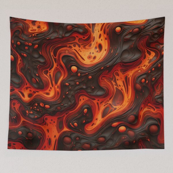 Item preview, Liquid Lava / Magma Natural Abstract Pattern designed and sold by Nabucodonoshop.