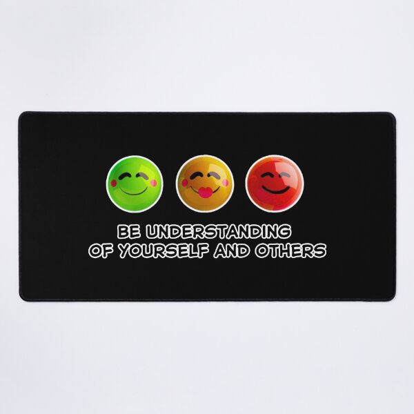 Item preview, Be understanding of yourself and others, positive message, happy emotes designed and sold by silent-violin.
