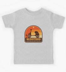 Moped Scooter Gifts Retro - 1000 Smiles Per Gallon Kids Tee
