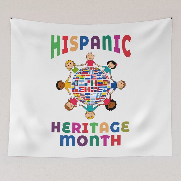 Item preview, Hispanic Heritage Month for Kids All Countries Flags World designed and sold by NUMAcreations.
