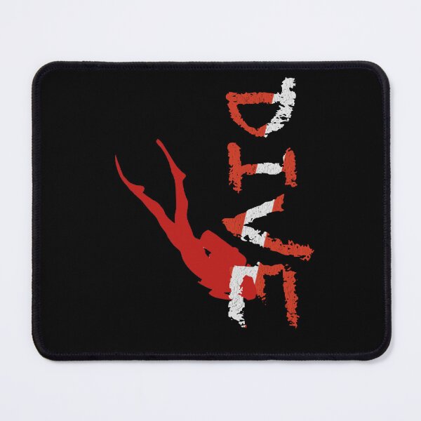 Item preview, Dive Flag - Dive Vertical and Diver Red designed and sold by Gillesocean31.